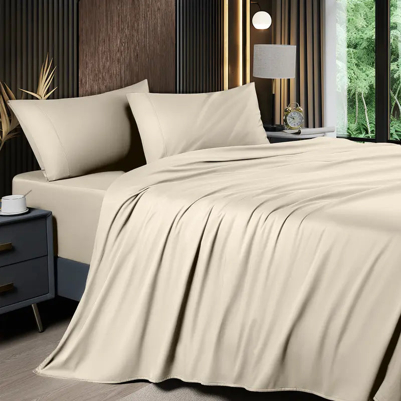 ❄️Cooling Bamboo Sheets  | Hotel Luxury 16" Deep Pocket | Silky Soft Wrinkle Resistant