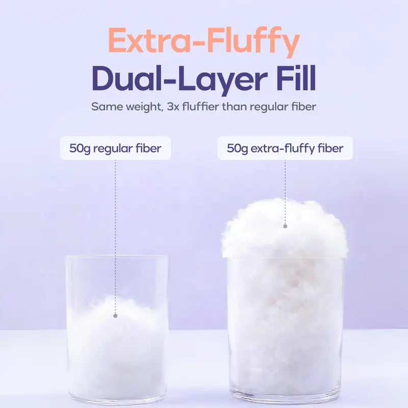 Mellow Puff Pillow | Soft Quilted Cloud-Like Bed Pillow