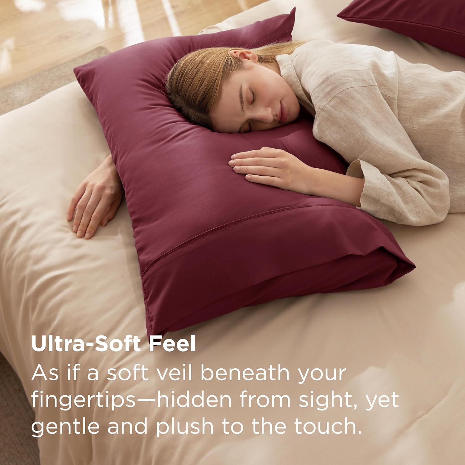 Soft Brushed Microfiber Pillow Case 20x26 | Wrinkle Fade Resistant