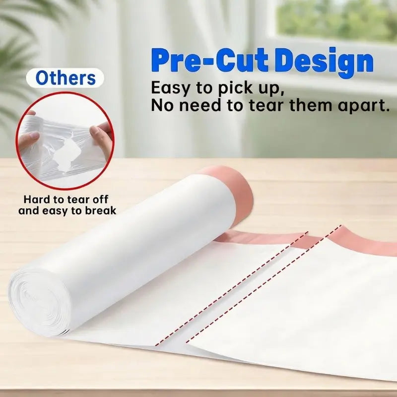 4-13 Gallon Drawstring Trash Bags 100 Count Heavy Duty